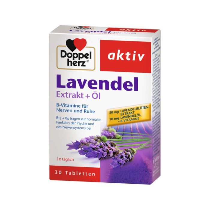 Doppelherz Lavendel Extrakt + Öl, 30 St. Tabletten