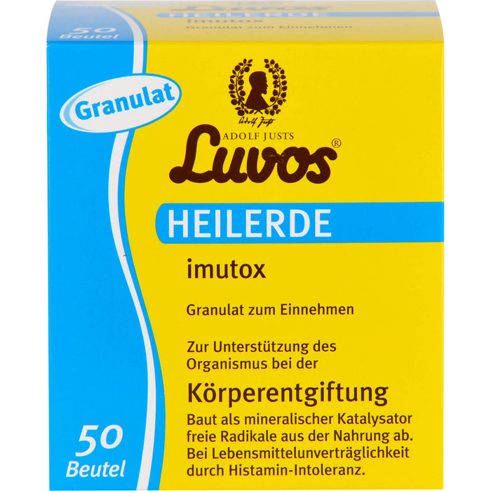 Luvos Heilerde imutox Kapseln Körperentgiftung, 50 pcs. Sachets