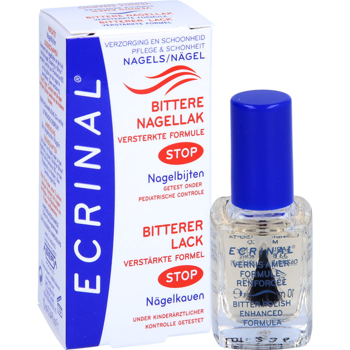 ECRINAL Bitter-Nagellack gegen Nägelkauen, 10 ml Solution