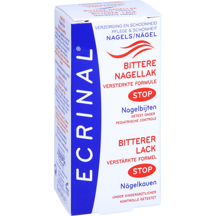 ECRINAL Bitter-Nagellack gegen Nägelkauen, 10 ml Lösung