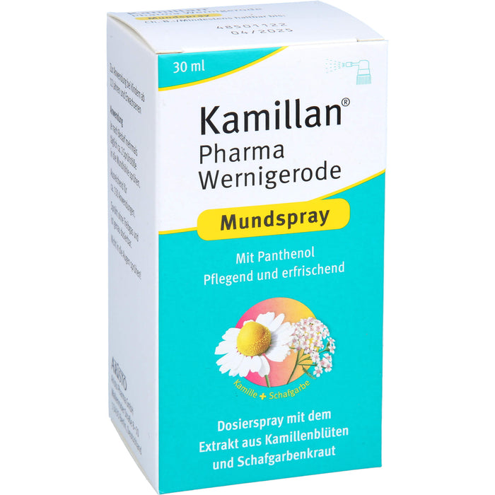 Kamillan Mundspray zum Schutz von Mundschleimhaut und Zahnfleisch, 30 ml Spray