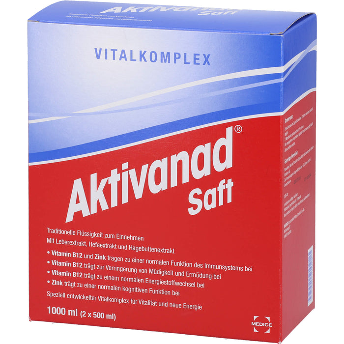 Aktivanad Saft, 1000 ml Lösung