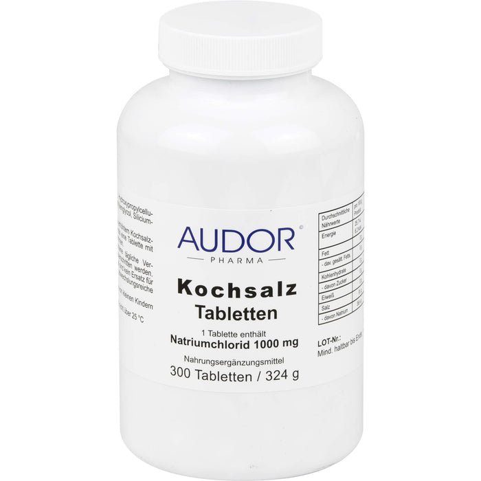 AUDOR Kochsalz Tabletten, 300 pcs. Tablets