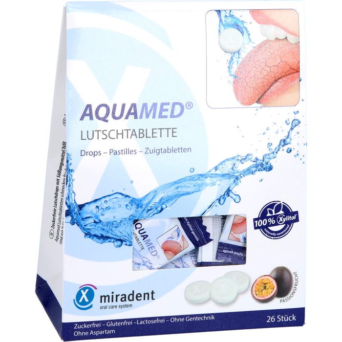 miradent AQUAMED Lutschtablette fördert den Speichelfluss, 60 g Tablets