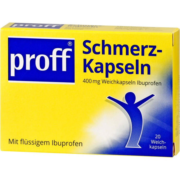 proff Schmerzkapseln 400 mg Weichkapseln bei leichten bis mäßig starken Schmerzen, 20 pc Capsules