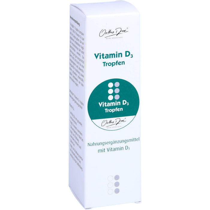 OrthoDoc Vitamin D3 Tropfen, 20 ml Solution