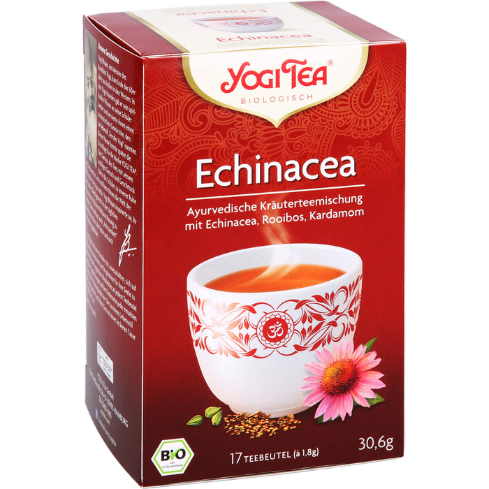 YOGI TEA Echinacea ayurvedische Kräuterteemischung, 17 pcs. Filter bag