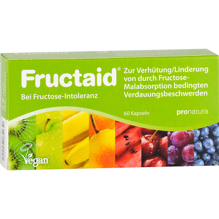 Fructaid Kapseln bei Fructose-Intoleranz, 60 pcs. Capsules