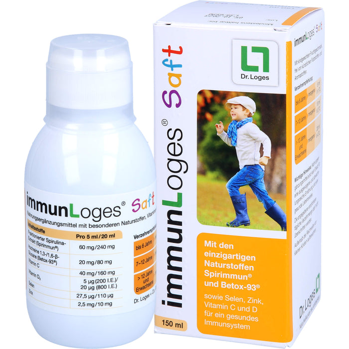 immunLoges Saft für ein gesundes Immunsystem, 150 ml Saft