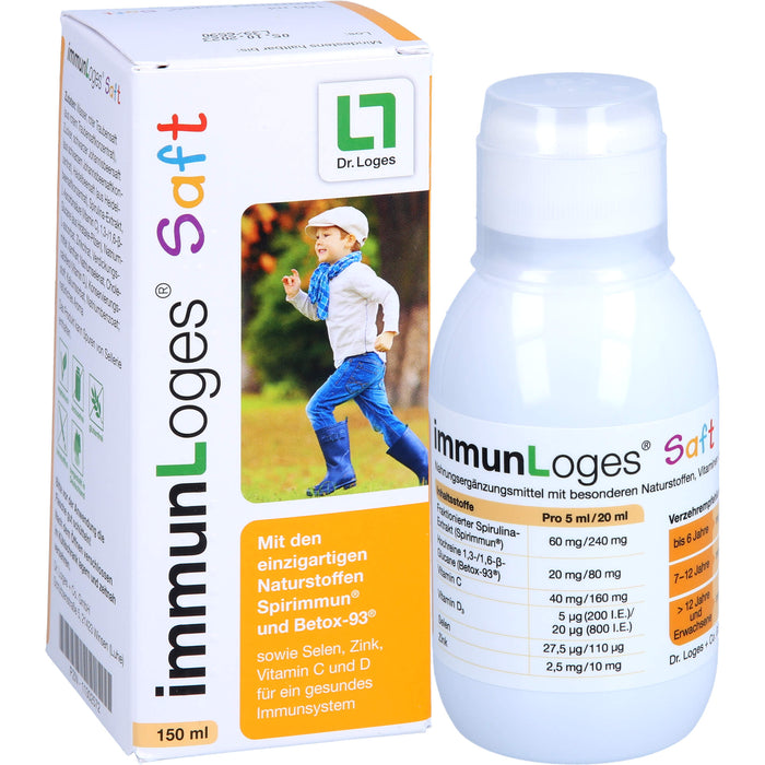 immunLoges Saft für ein gesundes Immunsystem, 150 ml Lösung