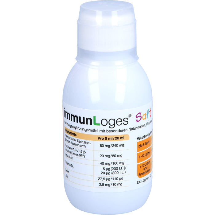 immunLoges Saft für ein gesundes Immunsystem, 150 ml Saft