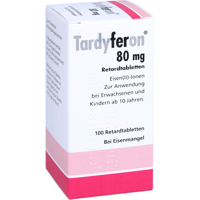 Tardyferon Retardtabletten bei Eisenmangel, 100 pcs. Tablets