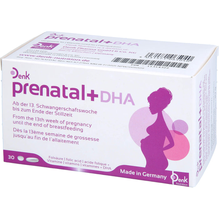 Denk Prenatal + DHA Tabletten, 60 pcs. Tablets