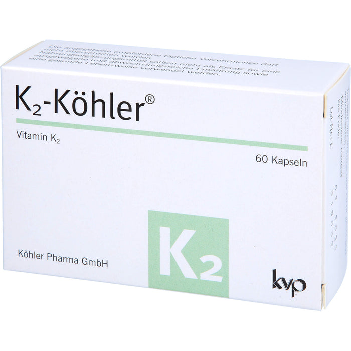 K2-Köhler Vitamin K2 Kapseln, 60 pcs. Capsules