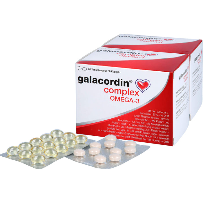 galacordin Complex Omega-3 Tabletten und Kapseln, 120 pc Tablettes