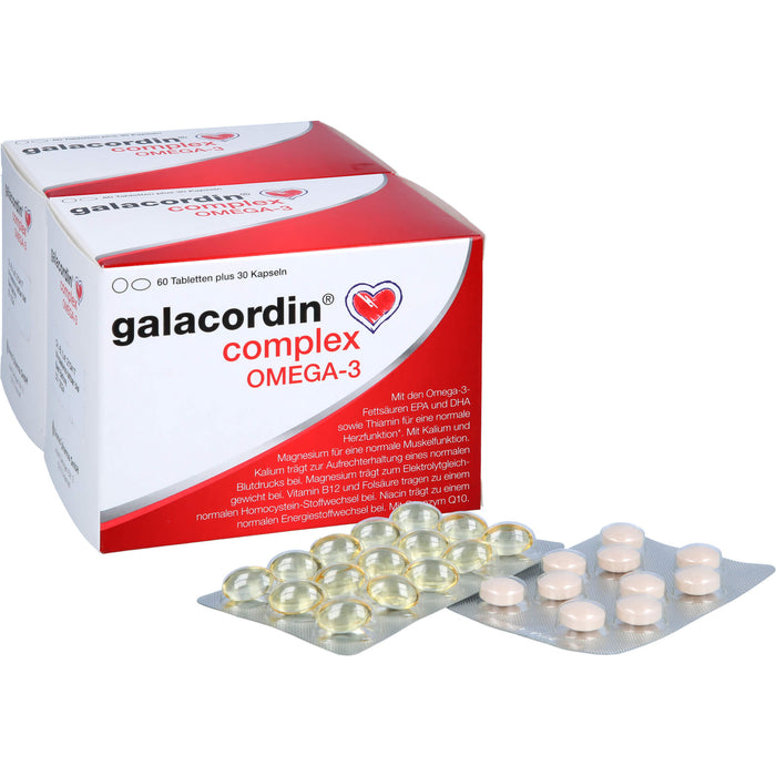 galacordin Complex Omega-3 Tabletten und Kapseln, 120 pc Tablettes