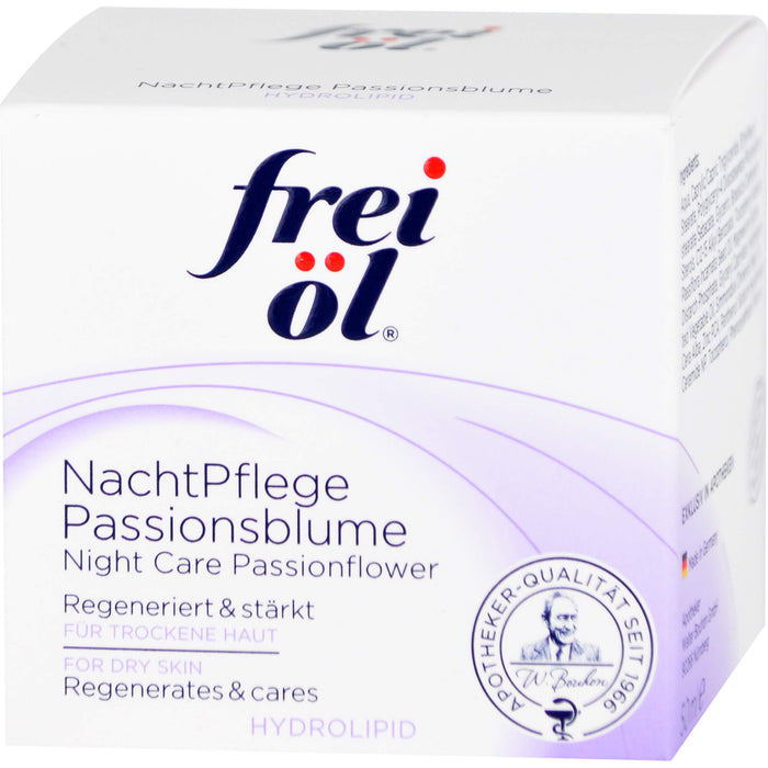 frei öl Hydrolipid NachtPflege Passionsblume, 50 ml XNC