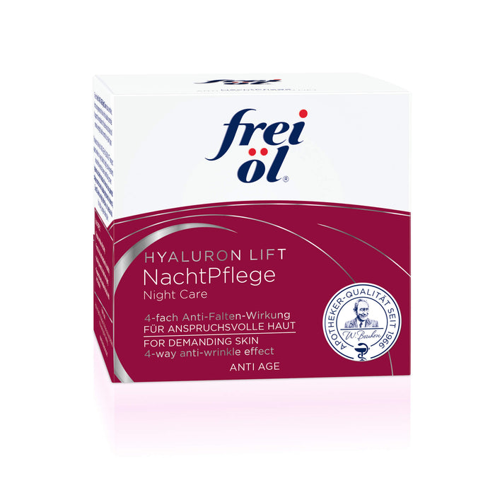 frei öl Anti Age Hyaluron Lift Nachtpflege, 50 ml XNC