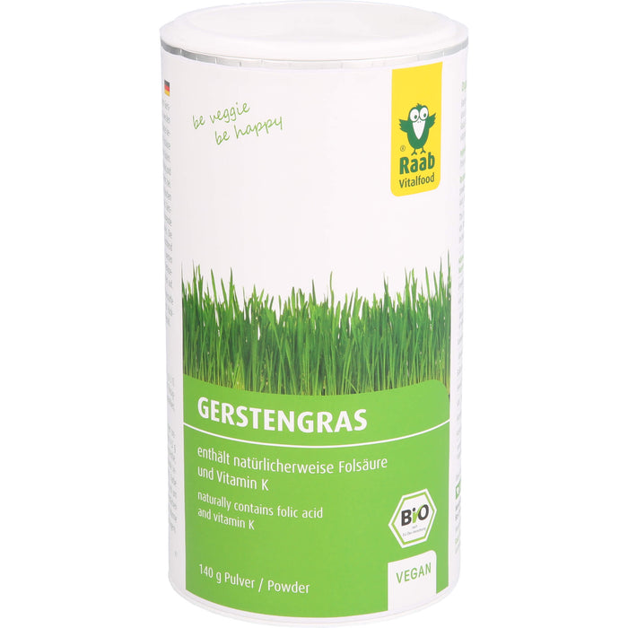 ALLPHARM Gerstengras Bio-Pulver, 140 g Poudre