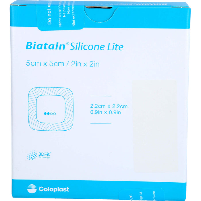 Biatain Silicone Lite Schaumverband 5x5cm, 5 St VER