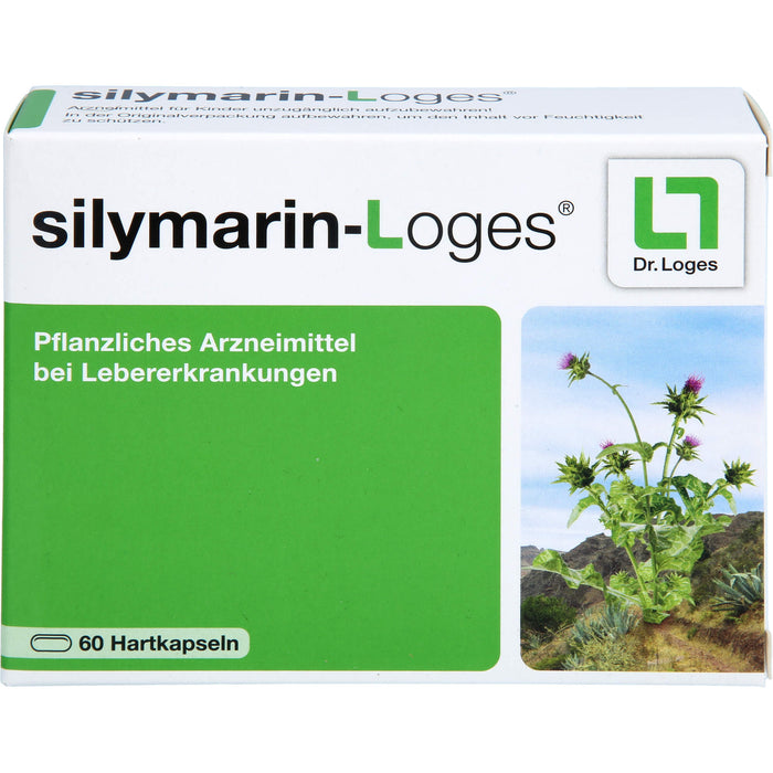 silymarin-Loges Kapseln bei Lebererkrankungen, 60 St. Kapseln