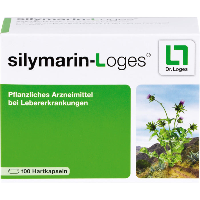 silymarin-Loges Kapseln bei Lebererkrankungen, 100 pc Capsules