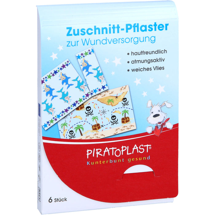 PIRATOPLAST Pflaster zum Zuschneiden für Jungs, 6 pcs. Patch