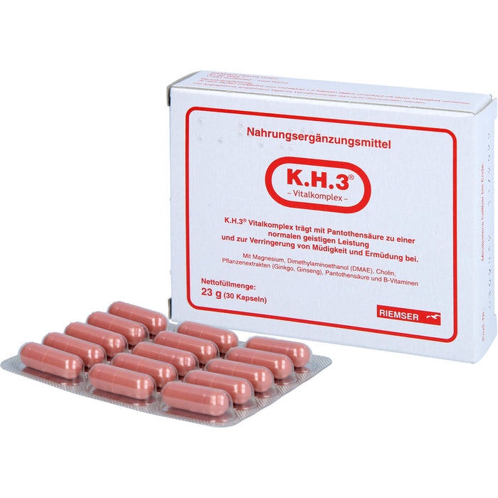 K.H.3 Vitalkomplex Kapseln, 30 pcs. Capsules