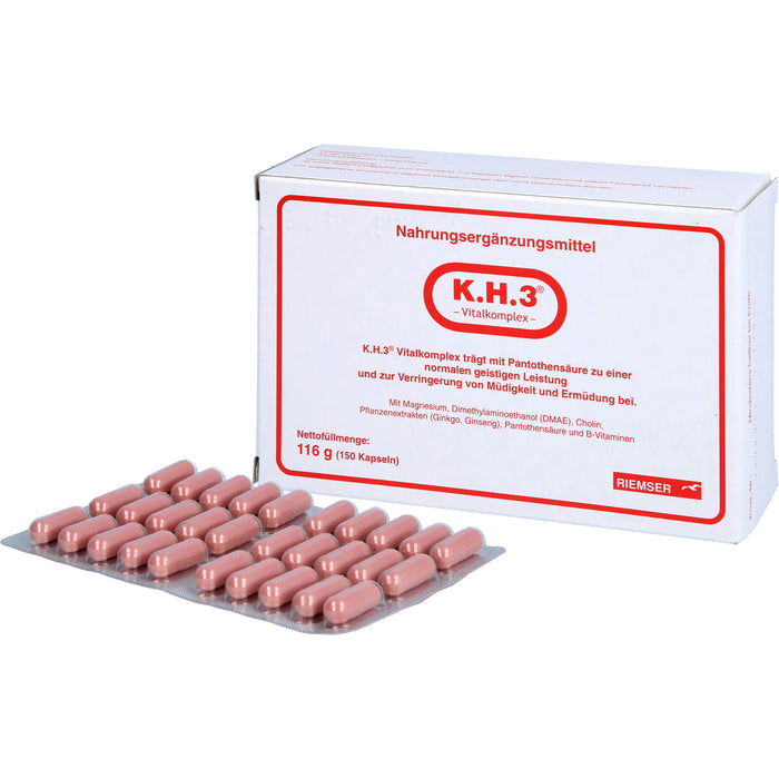 K.H.3 Vitalkomplex Kapseln, 150 pc Capsules