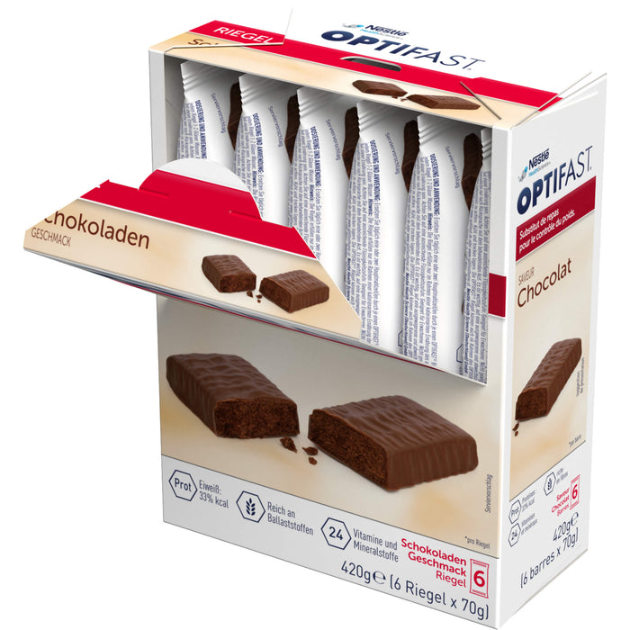 OPTIFAST Riegel Schokoladen Geschmack, 6 pc Bar