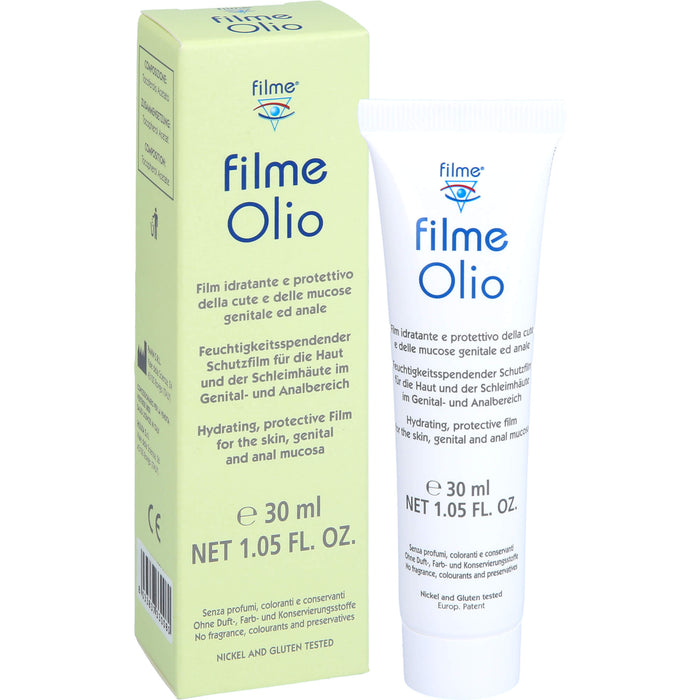 Filme Olio feuchtigkeitsspendender Schutzfilm für die Haut und der Schleimhäute im Genital- und Analbereich, 30 ml Oil