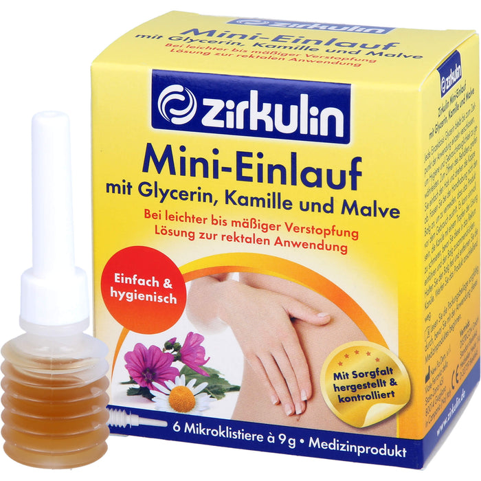 Zirkulin Mini-Einlauf mit Glyzerin, 9 St. Klistiere