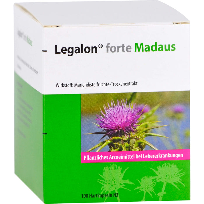 Legalon forte Madaus, Hartkapseln, 100 pcs. Capsules