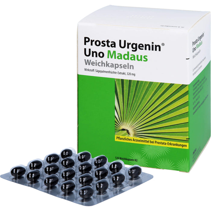 Prosta Urgenin Uno Madaus 320 mg, Weichkapseln, 120 pcs. Capsules