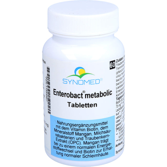 SYNOMED Enterobact metabolic Tabletten, 60 pc Tablettes