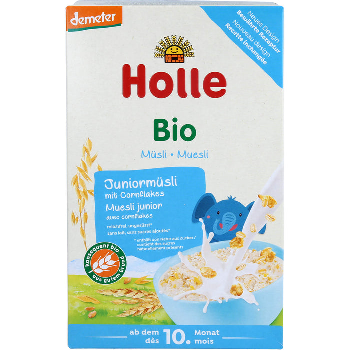 Holle Bio-Juniormüsli Mehrkorn mit Cornflakes, 250 g BRE