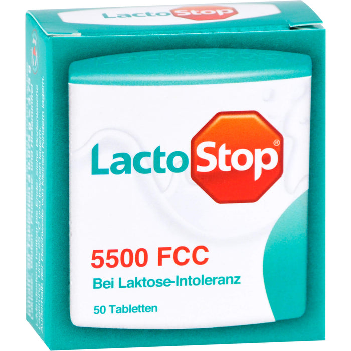 LactoStop 5500 bei Lactose-Intoleranz Tabletten, 50 St. Tabletten