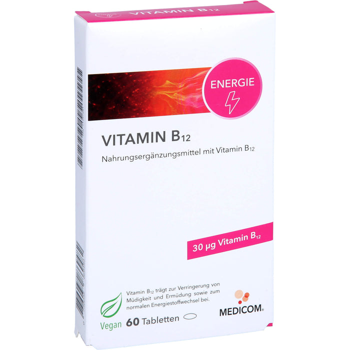 MEDICOM Vitamin B12 Tabletten, 60 pc Tablettes