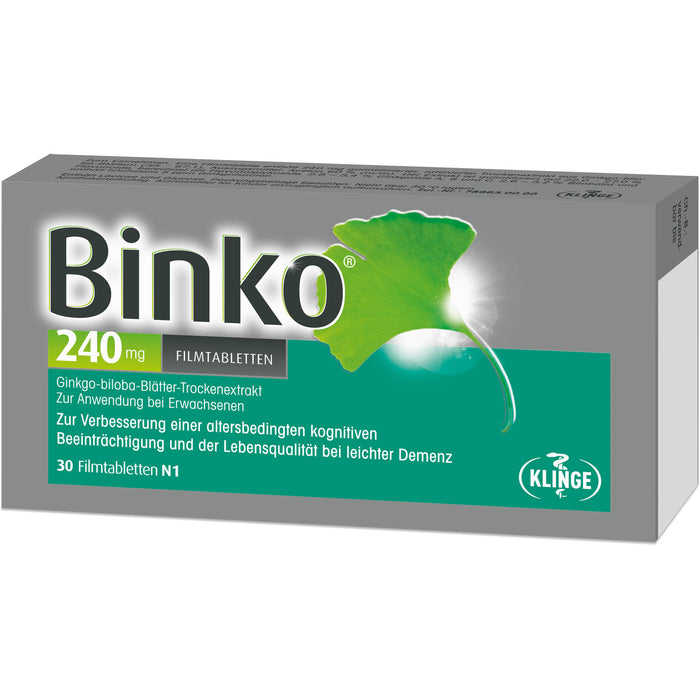 Binko 240 mg Filmtabletten, 30 pc Tablettes