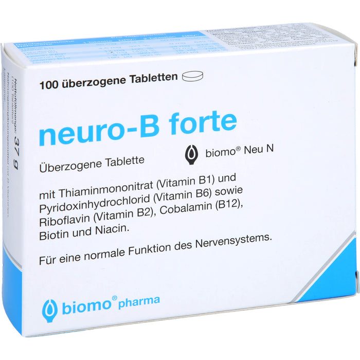 biomo neuro-B forte Tabletten, 100 pcs. Tablets