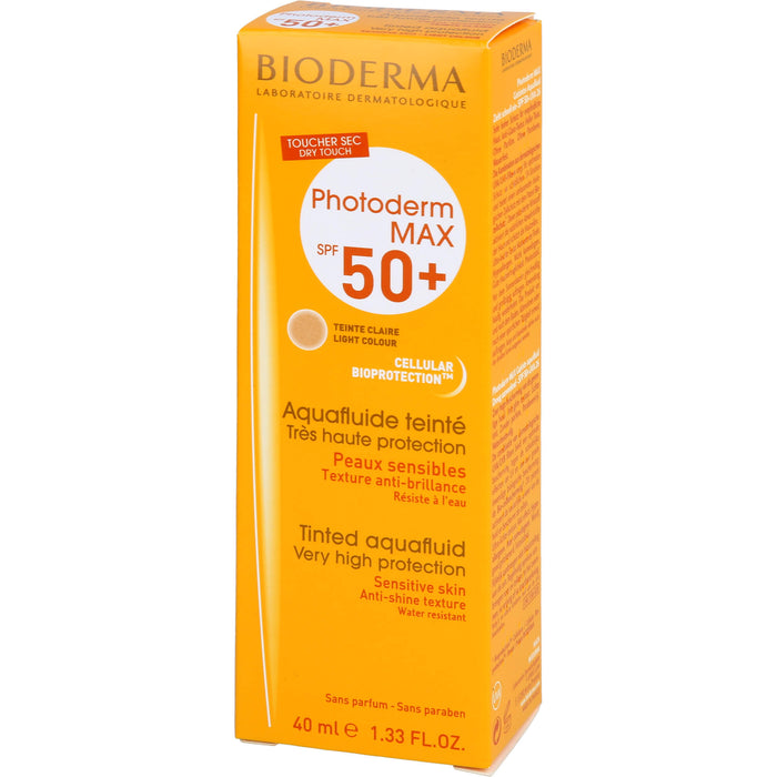 BIODERMA Photoderm MAX SPF 50+ Aquafluid getönt hell, 40 ml Lösung