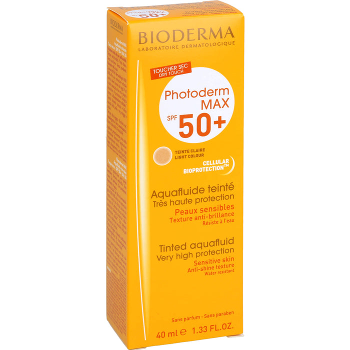 BIODERMA Photoderm MAX SPF 50+ Aquafluid getönt hell, 40 ml Lösung