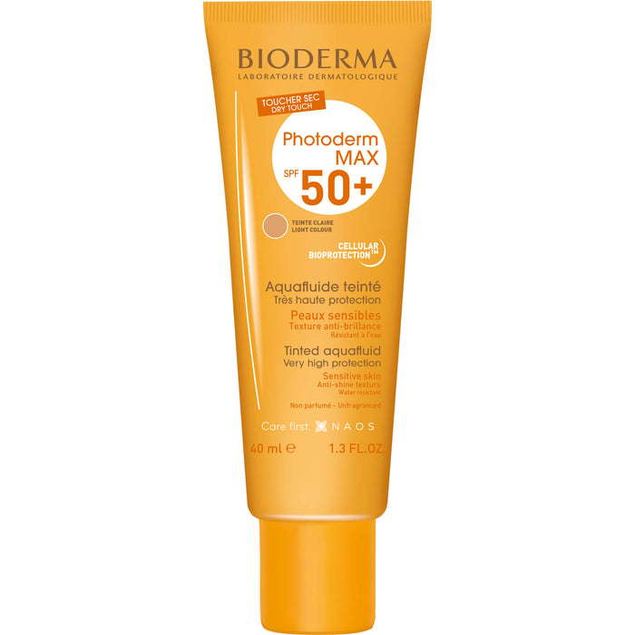 BIODERMA Photoderm MAX SPF 50+ Aquafluid getönt hell, 40 ml Lösung