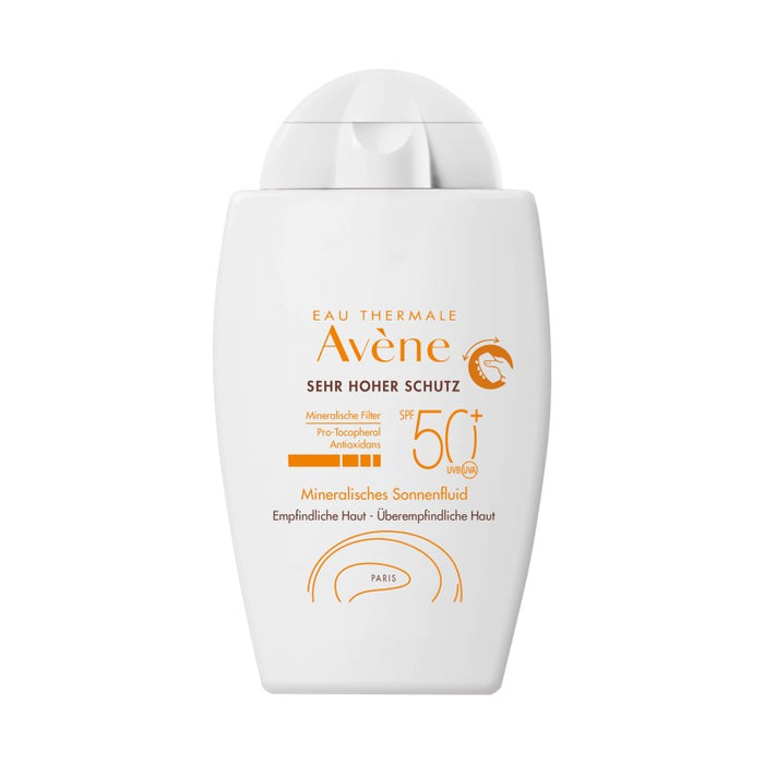 Avène Mineralisches Sonnenfluid SPF50+ ungetönt, 40 ml Solution