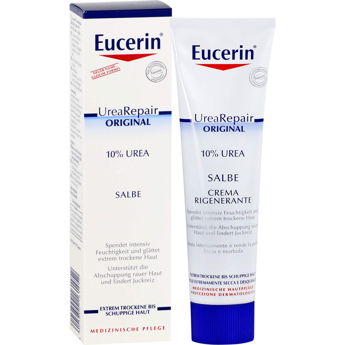 Eucerin UreaRepair Original 10% Urea Salbe, 100 ml Onguent