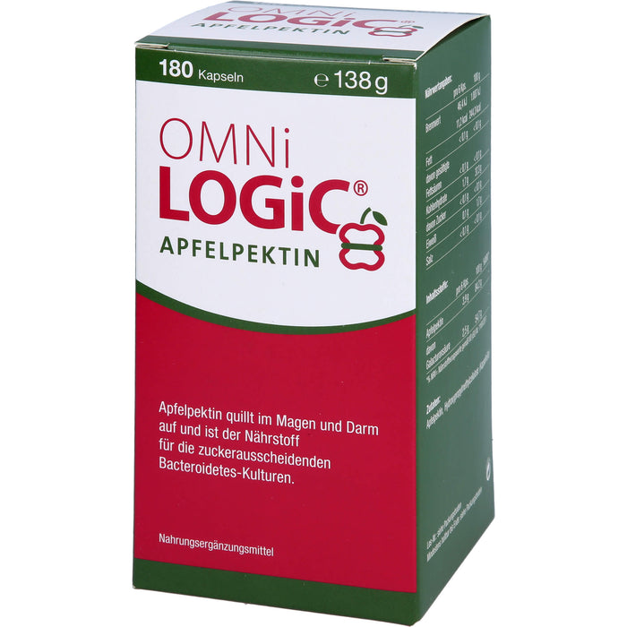 OMNi-LOGiC Apfelpektin Kapseln, 180 pcs. Capsules