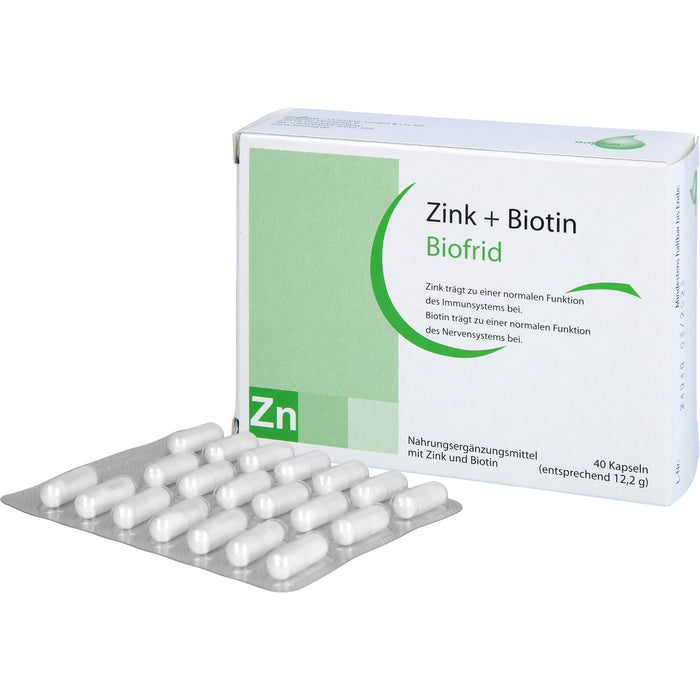 Zink + Biotin, 40 St KAP