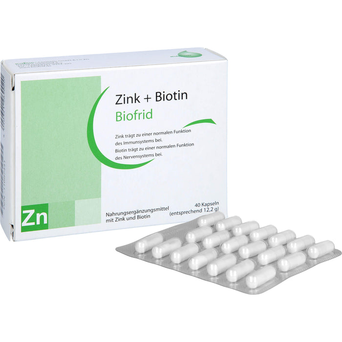 Zink + Biotin, 40 St KAP