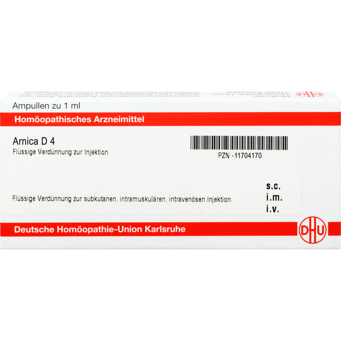 DHU Arnica D4 Ampullen, 8 St. Ampullen