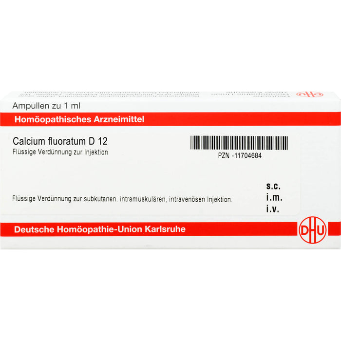 Calcium fluoratum D12 DHU Ampullen, 8 St. Ampullen